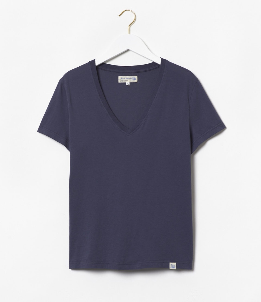 Organic Cotton V-Neck T-shirt | Merz b. Schwanen